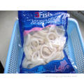 Gefrorener iqf hautloser Calamari-Tintenfischringdurchmesser 3-7 cm